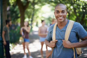 Young adult male with autism